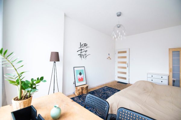 Bedroom with Indoor Plant