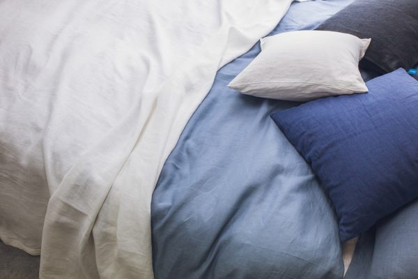 Blue Duvet Cover and Pillows