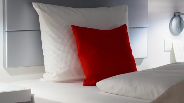 Red and White Pillows