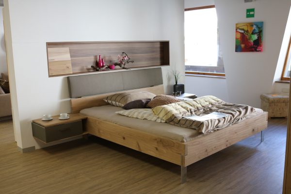 Simple Bedroom with Wood Accents