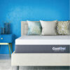 California King 12" Gel Memory Foam Mattress with Plush Comfort, White