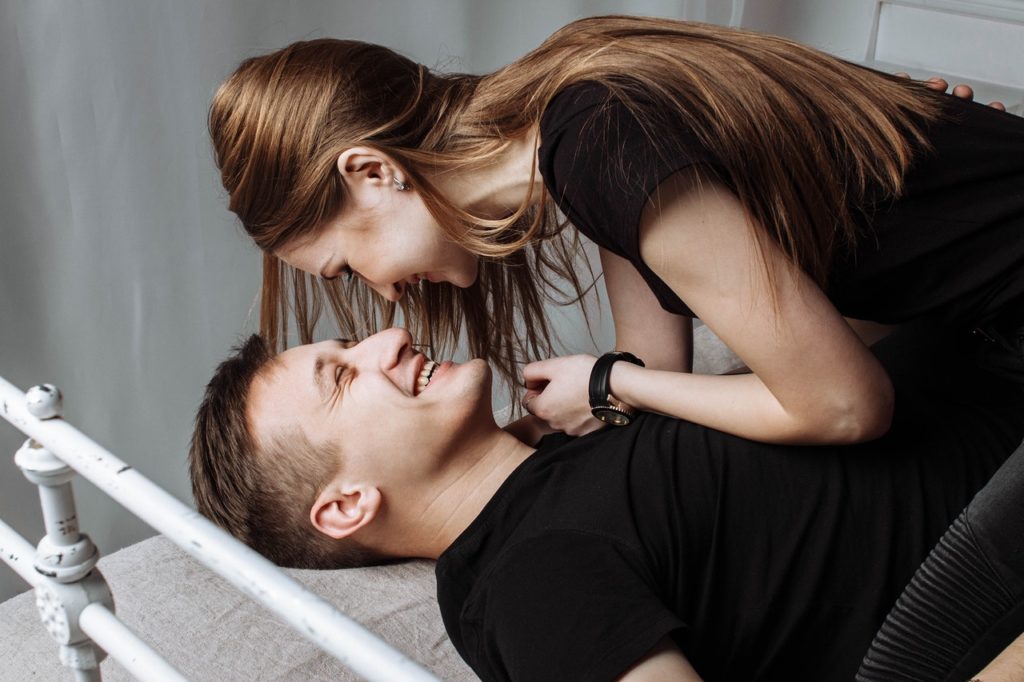 couple on a squeaky bed